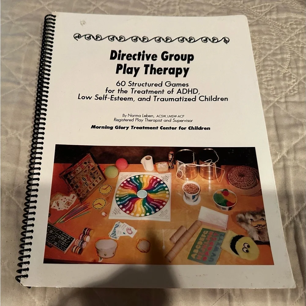 Directive play therapy-60 structured games for the treatment of ADHD&self esteem - Picture 1 of 9